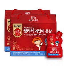 닥터포이 웰키커 어린이 홍삼 키즈 영양제, 20ml, 60개