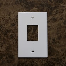 코콤 초인종 현관카메라 브라켓, 초인종보강판_흰색