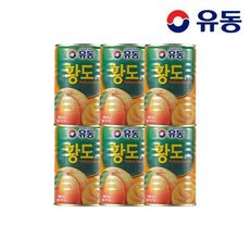 유동 황도슬라이스, 400g, 6개