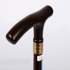 KORELAN 닭날개나무 지팡이 노인지팡이 접이식지팡이 어르신지팡이 나무지팡이 (닭날개나무+황동), 1개, 갈색 * 1개