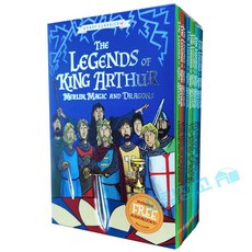 [드림창고] 영어원서 킹아서 아서왕의 전설 Legends Of King Arthur 10권 QR코드로 음원 바로듣기 가능