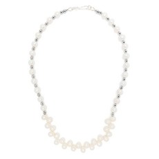 시너인펄스 헤마타이트 비즈 담수진주 네크리스