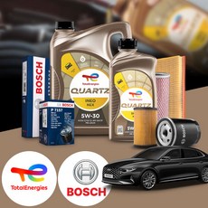 그랜저IG2020 2.4(하브) 가솔린 토탈 쿼츠 이네오 넥스 5W30 엔진오일 필터세트