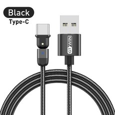 ROGBIDROGBID GTWIN C형 180회전 급속 충전 C형 케이블 충전기는 삼성 S21주 20 화웨이 P40 USB C형 데이터 급속 충전기에 적용젖먹이, 0.5미터, 1개