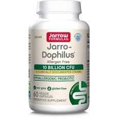Jarrow FORMULAS 賈羅公式 Jarro Dophilus益生菌植物膠囊 無麩質, 1瓶, 60顆