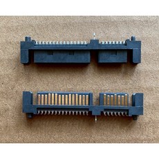 【IF】SATA 22P 公 180度 SMD 硬碟接頭 直插式 22pin 連接器, 1個