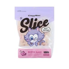 캐티맨 도미 슬라이스 100g/도미맛간식/고양이도미/고양이간식/고양이도미간식/동결도미간식/고양이음식, 도미맛, 100g, 1개