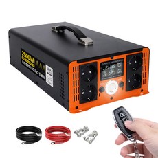 해마이바이 순수정현파 인버터 한국형 국내용 차량용 60Hz 220V, 2500W 24V, 1개