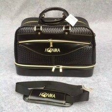 HONMA 高爾夫雙層衣物包鞋包, 黑色