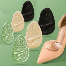 신발 용 2 쌍 실리콘 중족골 패드 미끄럼 방지 자체 접착 앞발 젤 발 샌들 여성용 하이힐 안창