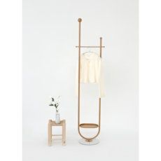 철제 스탠드행거 옷걸이 행거 드레스룸 현관 인테리어 행거, 골드