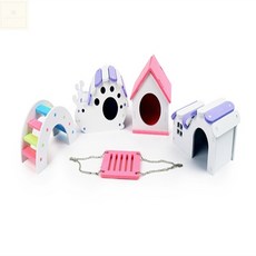 햄스터은신처 햄스터용 장난감, 그네 핑크