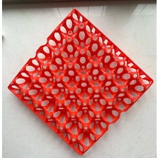 포장 거위알 업소용 계란판 택배 깨짐 양계장 장거리 도구 30구 오리알 방지, 붉은 둥지, 1개