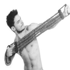 yes몰 손잡이근력밴드 굽은등스트레칭, 1줄