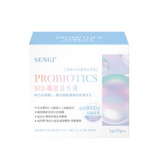 SENGI S12機能益生菌 調整體質 促進消化 維持腸道健康, 3g, 30個
