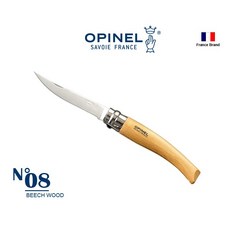Opinel No.08 細長款 櫸木折刀 法國製造, 1個