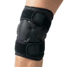 모션프로 런닝 무릎 냉온 찜질팩 발목 냉 온찜질 벨크로 무릎찜질 벨트형, 블랙, 모션 프로