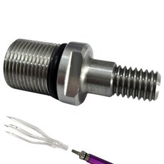 아쿠아틱 헌트 스테인리스 스피어 어댑터 범용 M8 M14 팁용 암실 스틸 M6 0mm