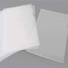퍼플마망 L형 A4 투명 파일홀더 12P 클리어홀더