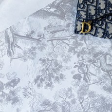 復古花色高磅數防水包裝紙，餐桌裝飾英文報紙，手帳素材拍照道具，多用途復古風, 1個