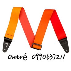 FENDER 0990637211 橘色 Ombr系列 吉他/貝斯背帶, 1個, 橘色 0990637211