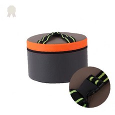 원형 쿠션 작업용 방석 버클 고정형 바닥 앉는 방석 현장 작업 공장 실내 사무실, 1개