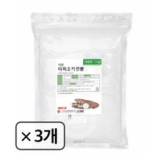 이든 타피오카 전분, 1kg, 3개