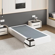 UOMEUR 트윈 박스 스프링 51cm 2인치 베드용 9072kg 2000파운드 튼튼한 금속 매트리스 파운데이션 지지대 간편한 세척 패브릭 커버, 17.8 cm(7인치)