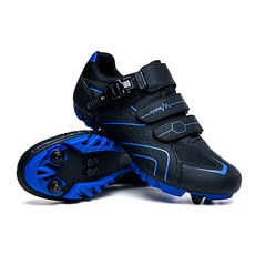 와이즈 자전거신발 MTB 클릿슈즈 라이딩, 41(255~260mm), 네이비