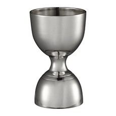 프리미엄 칵테일 지거 56.7g(2온스)/28.3g(1온스) 바텐딩용 스테인리스 스틸 벨 지거 계량 내구성 있는 더블 컵 121938, 프리미엄 칵테일 지거 56.7g(2온스)/28.3g(1