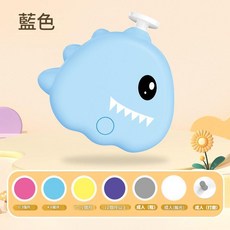 嬰幼兒寶寶成人充電式電動指甲磨甲器, 1個, 卡通磨甲器藍色