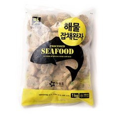 냉동 아워홈 행복한맛남 해물잡채완자 1kg, 1개