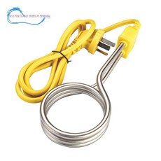 소형 욕조 온수 물데우기 순간 히터봉, 자오롱 904 수동 2000W, 기본 색상