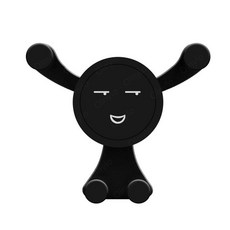 차량용 핸드폰 거치대 백미러 대시보드 송풍구 중력 차량 휴대폰 폰 12 프로 맥스 샤오미 삼성 벤트 클립, 1개