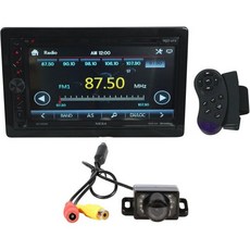 오디오세이빙스 번들 1 네사 NS705NHB 7인치 차량 모니터 2디인 DVD 플레이어 블루투스 GPS 안드로이드 폰링 2개와 록빌 RBC1 후방 카메라 보기 간편 장착 총 2, 오디오세이빙스 번들 1 네사 NS705NHB 7인치 차