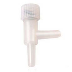 一心 水族 空氣調節閥 藍/黑色 打氣機調節閥 出氣量調節開關 魚缸空氣幫浦出氣調節 水族周邊 配件, 1個, 白色L型調節閥