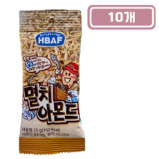 바프 멸치 아몬드 25g, 10개
