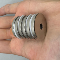 NDH30*4T 네오디움 원형사라자석 NDH 지름 30mm x 두께 4mm [니즈], 6개