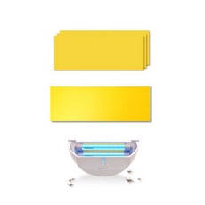 한빛 해충퇴치기 HV-435 끈끈이트랩 10매 글루페이퍼 끈끈이트랩, 단품