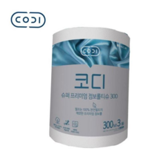 슈퍼프리미엄 코디 점보롤 식당 병원 2겹 300mx3롤 59000EA 1EA, 본상품