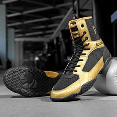 남성 복싱화 레슬링화 트레이닝 하이탑 슈즈 격투기 운동화 스포츠 활동용 복싱 부츠