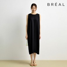 브리엘 25SS 슬리브리스 린넨 원피스 2종