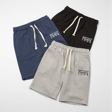 모니즈 남녀공용 L~3XL 템테이션 1994 자수 반바지 빅사이즈 버뮤다 팬츠 5부 밴딩 바지 TRS006