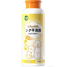 住井 寵物乾洗粉 薄荷精華 抗菌除臭 溫和不刺激 犬貓適用, 300g, 1個