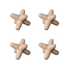 영아쿠아 핫피쉬 방파제 테트라 포트 갈색 6발 (소), 4개