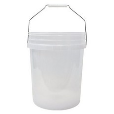 월드크린 다용도 휴대용 버킷, 20L, 반투명