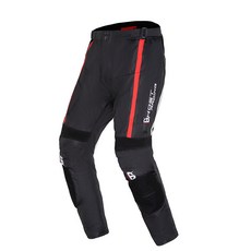 GHOST RACING摩托車褲，防摔耐磨透氣騎士褲，人體工學設計，多重防護，時尚有型, 黑