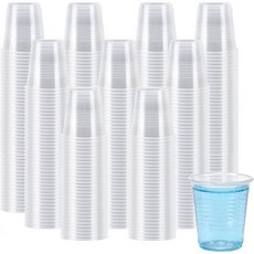 파티용 일회용 플라스틱 컵 9온스 내열성이 높은 와인 250팩, 3oz 600Pack