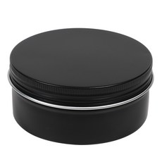 알루미늄 틴케이스 150ml 블랙 캔들 용기 DIY 재료, 1개