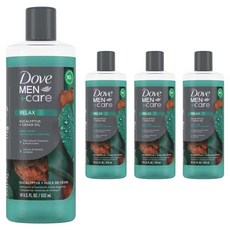 도브 멘 + 케어 유칼립투스 삼나무 보습 바디 워시, 4개, 532ml